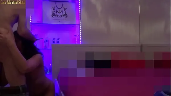 Cock Addicted Slut sucking practice voyeur [short version]